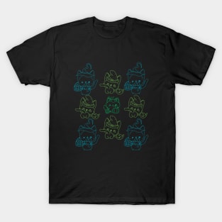 Cute cat pattern design T-Shirt